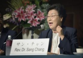 Rev. Dr. Sang Chang of the World Council of Churches delegation