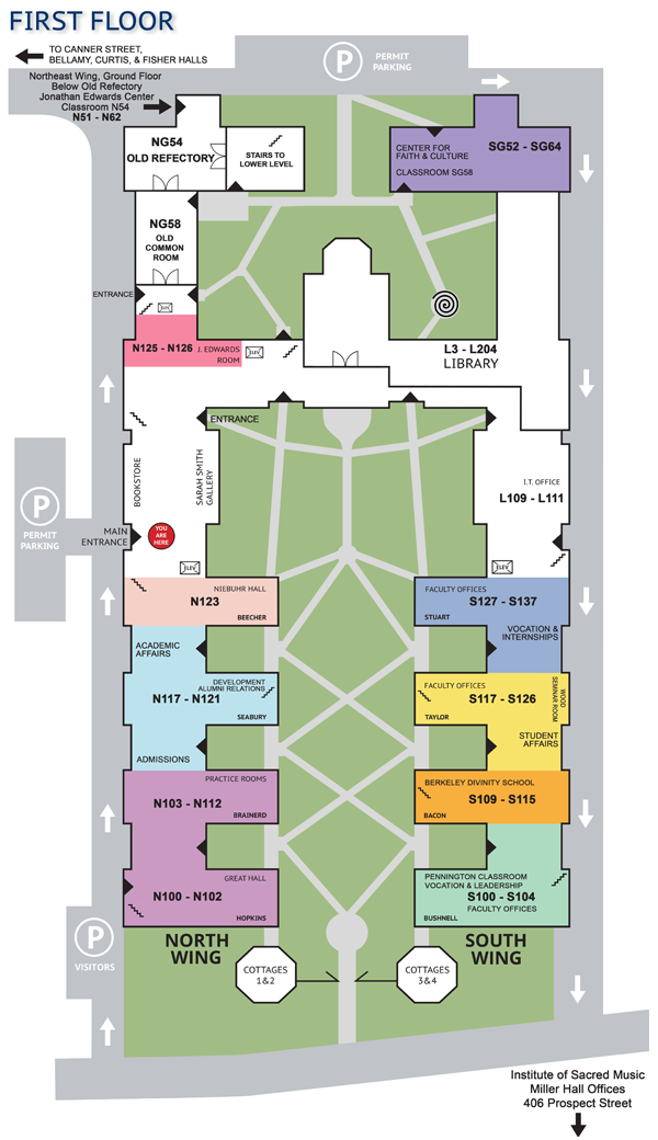 Campus Map first floor