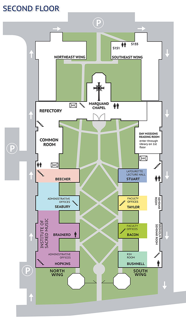 yale university campus map Campus Map Yale Divinity School yale university campus map