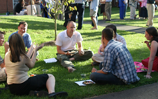 Students on the Quad