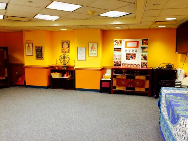 The Hindu prayer room at the Chaplain's Office