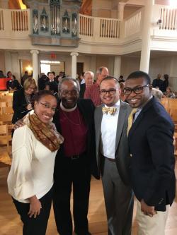 Bishop Curry with YDS students at Convocation/Reunions 2015