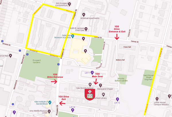 YDS Parking Map guide