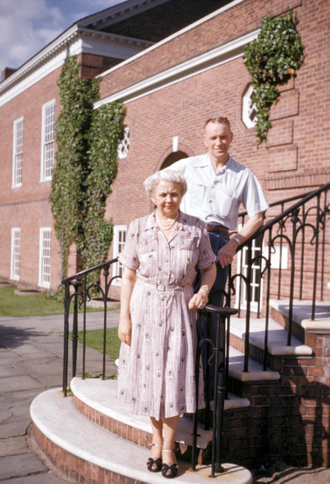 Dad and Mom Marquand Chapel - June, 1952