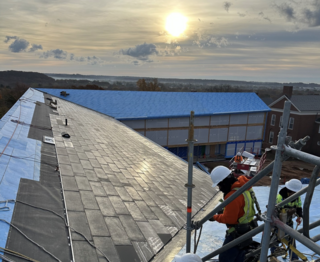solar roof installation