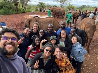 Students in group photo