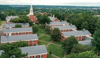 Aerial view of Yale Divinity School