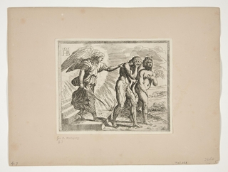 The Expulsion from Paradise, from the Loggia Paintings