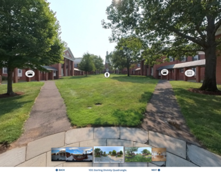 Screen shot of the YDS campus virtual tour
